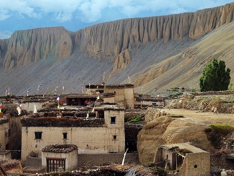 Village In Mustang Annapurna - Nepal, Mustang