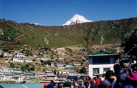 Namche Bazaar Town View - Nepal Himalayas, Namche Bazaar