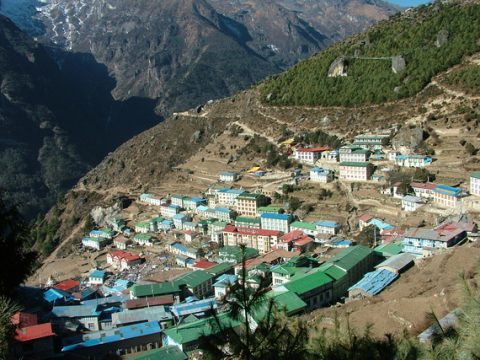 Sherpa Village in Namche, Namche Bazaar