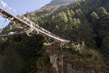 Suspension Bridge - Namche Bazar, Namche Bazaar