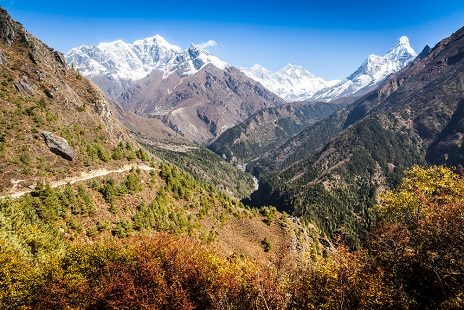 Namche Bazaar Landscape - Nepal, Namche Market