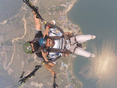 Paragliding Flight, Nepal Adventure Tour Package