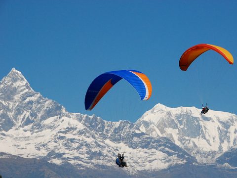 Paragliding in Sarangkot, Nepal Adventure Tour Package