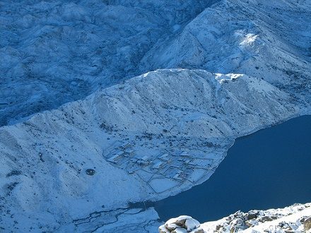 Gokyo Village & Lake Overview - Nepal, Ngozumba Glacier