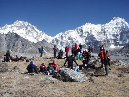 Ngozumba Acclimatization Camp, Ngozumba Glacier
