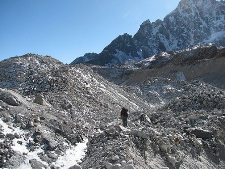 Ngozumba Glacier - Nepal Himalayas, Ngozumba Glacier