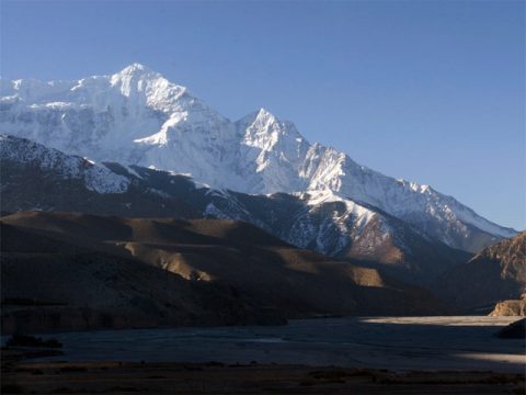 Nilgiri from Kagbeni, Nilgiri Himal