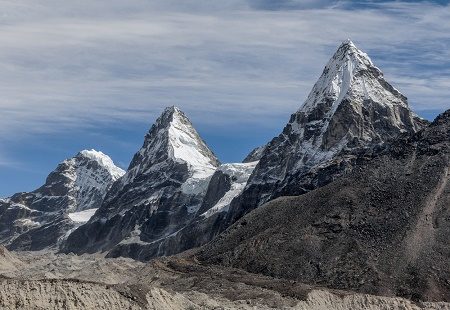 Nirekha - Kangchung & Cholatse In Nepal Himalayas, Nirekha