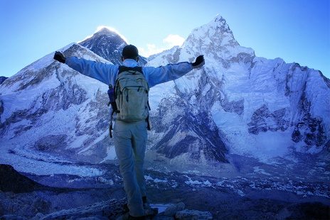 Everest & Nuptse From Kala Patthar - Nepal Himalayas, Nuptse