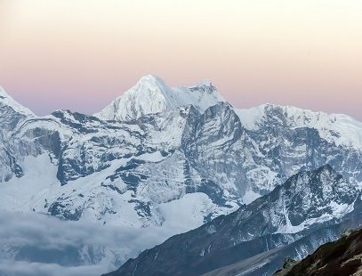 Himalayas Overview - Everest Region - Nepal, Nuptse