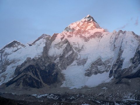 Sunset at Nuptse, Nuptse