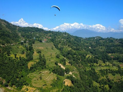 Amazing Experience, Paragliding in Pokhara