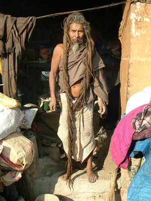 Long Hiared Sadhu, Pashupatinath Temple
