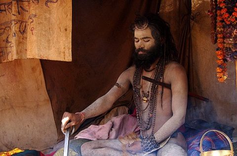 Sadhu At Pashupatinath Temple - Kathmandu Nepal, Pashupatinath Temple