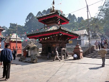 Temple Inside Pashupatinath - Nepal Kathmandu, Pashupatinath Temple