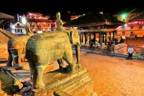 Giant Elephant Guards - Patan Durbar Square Sculptures, Patan Durbar Square