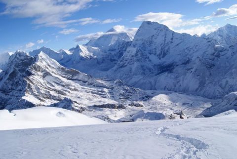 View of Mera Peak, Peak Climbing