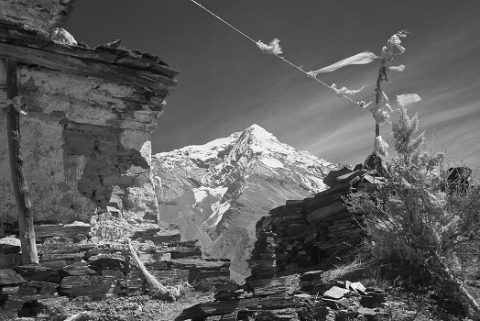 Chorten & Pisang Peak - Nepal Annapurnas, Pisang Peak