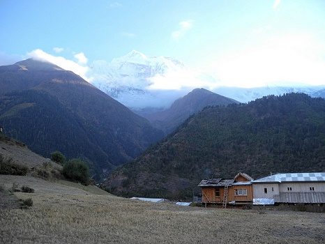 View Timang & Pisang Peaks In Nepal Annapurna Region, Pisang Peak
