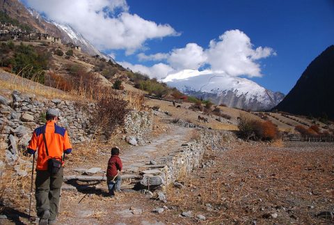 To Upper Pisang, Pisang Peak Climbing