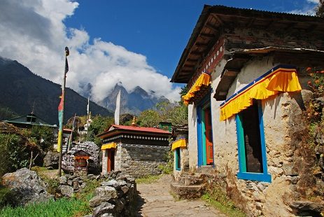 Khumbu Village In Sagarmatha NP Nepal, Pokhara