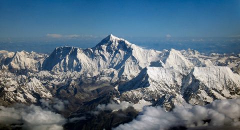 Mount  Everest As Seen From  Drukair 2  P L W Edit, Province No. 1