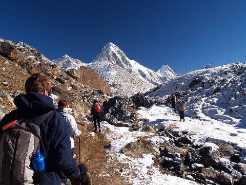 First Sight of Pumori, Pumori