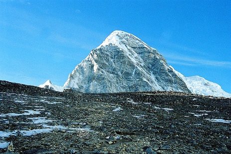 Pumori From Kala Patthar - Nepal Himalayas, Pumori