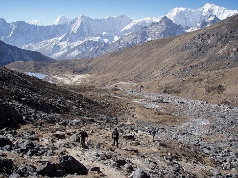Himalaya Landscape Near Renjo Pass - Nepal Himalayas, Renjo La