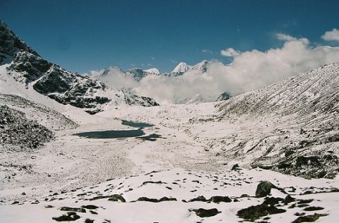 Looking Back From Renjo La Pass - Nepal Sagarmatha - Everest Region, Renjo La