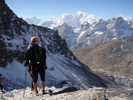 Negotiating Renjo Pass - Nepal Himalayas, Renjo La