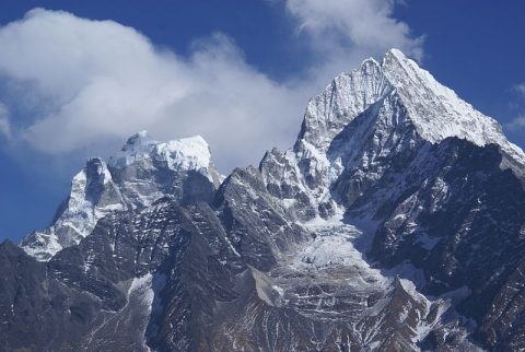 Kangtega & Thamserku, Sagarmatha National Park, Nepal, Sagarmatha National Park
