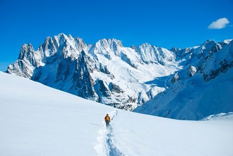 Sagarmatha NP Hikers In Winter, Sagarmatha National Park