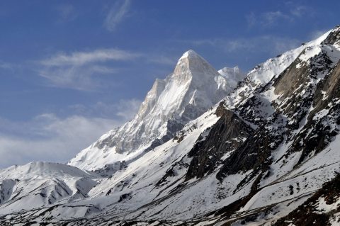 Shivling Ppeak in the Back, Shivling
