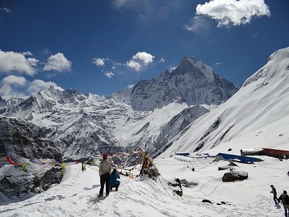 Annapurna Glacier - Nepal Himalayas, South Annapurna Glacier