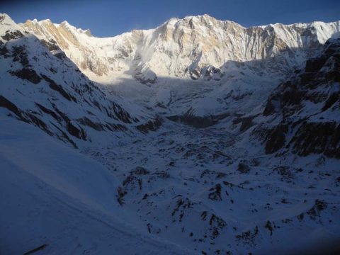 Annapurna I and Glacier, South Annapurna Glacier