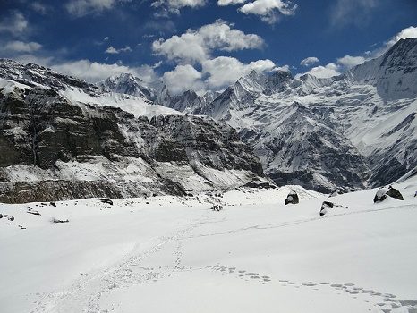 Annapurna Landscape NP Himalayas, South Annapurna Glacier