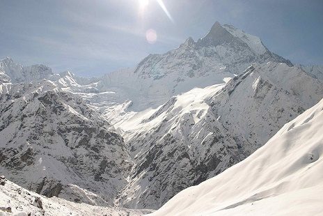 Nepal - Annapurna Sanctuary - Himalayas, South Annapurna Glacier