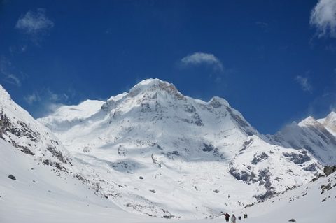 View Annapurna Glacier - Nepal Himalayas, South Annapurna Glacier