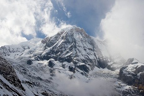 View Annapurna South In Nepal, South Annapurna Glacier