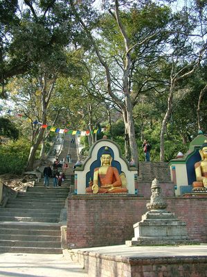 Stairs to Monkey Temple, Swayambhunath
