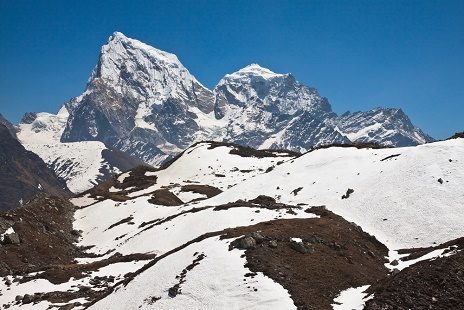 Cholatse & Taboche Peaks - Nepal Himalayas, Taboche