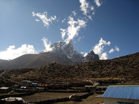 Taboche from East, Taboche