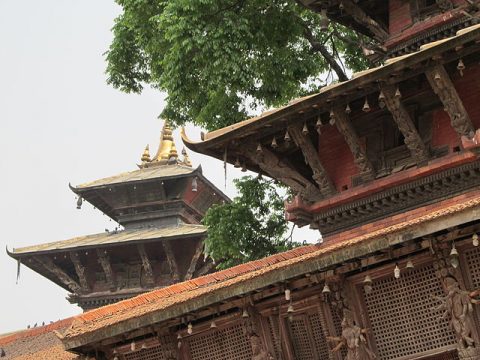 Bhagwati & Taleju Backdrop, Taleju Temple