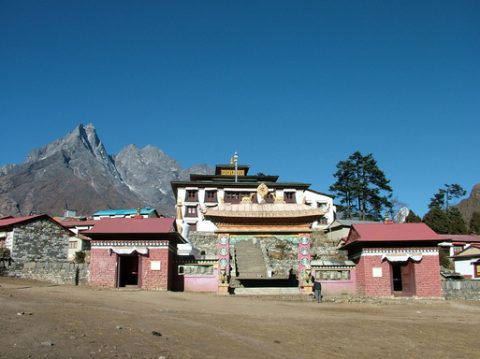 The Biggest Buddhist Temple in Everest Trek is Found in Tengboch, Tengboche