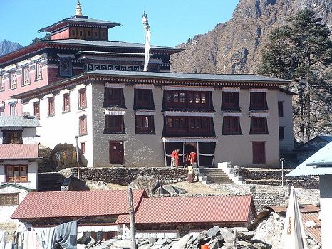 View Inside Tengboche Monastery - Nepal Himalayas, Tengboche