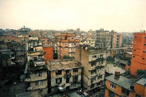 Thamel Skyline - Nepal Kathmandu, Thamel