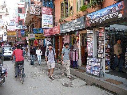 Thamel Street View - Nepal Kathmandu, Thamel