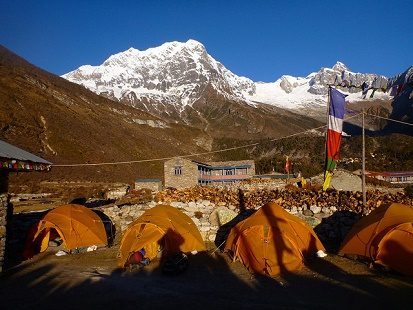 Tent Camp - Nepal Annapurna, Tharpu Chuli