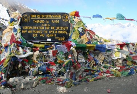 Thorung  La  Sign, Thorong La